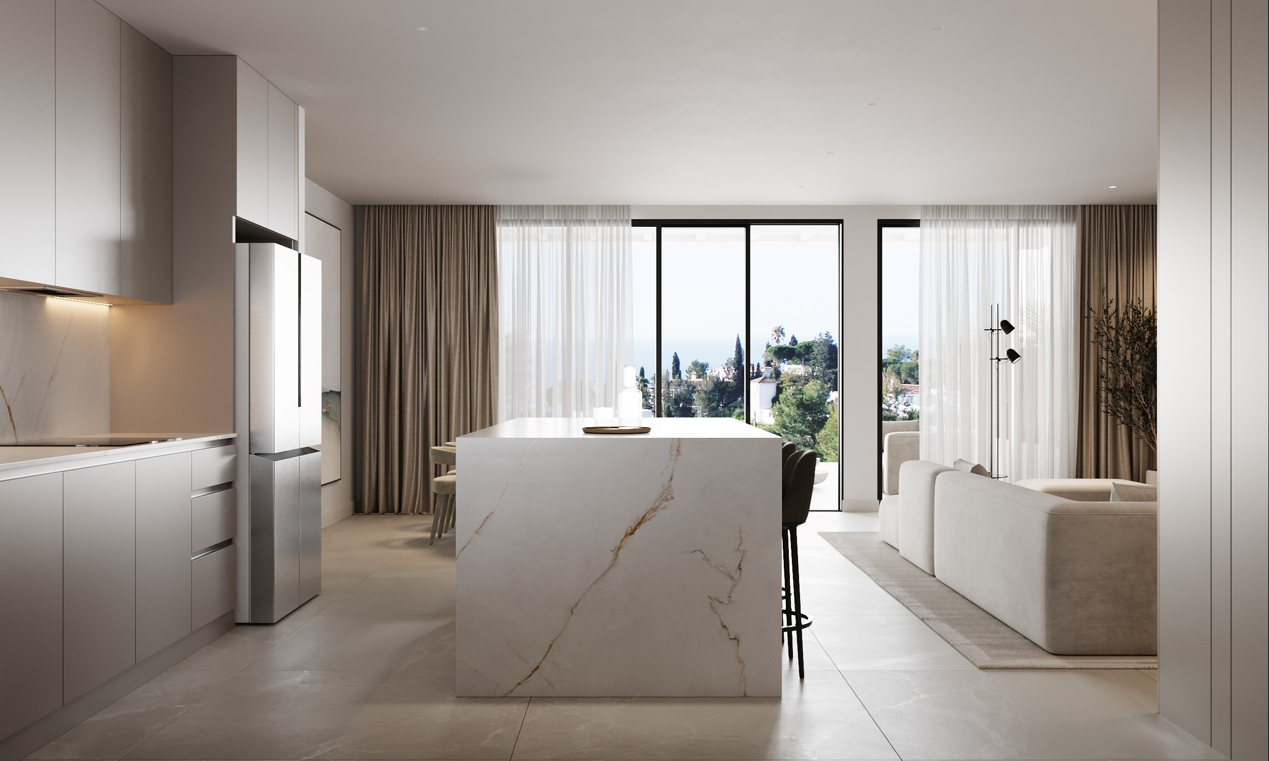 Royal Park Residences is een prachtig nieuwbouwproject gelegen op de New Golden Mile. Dit kleinschalige project met  57 moderne appartementen en penthouses,  alle units bieden ruime terrassen. 