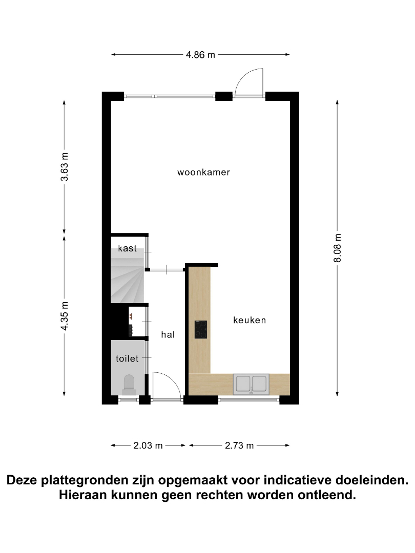 OP EIGEN GROND gelegen, 5-kamer eengezinswoning met twee dakkapellen, tuin op het zuiden en gelegen in de wijk Oosterflank. 