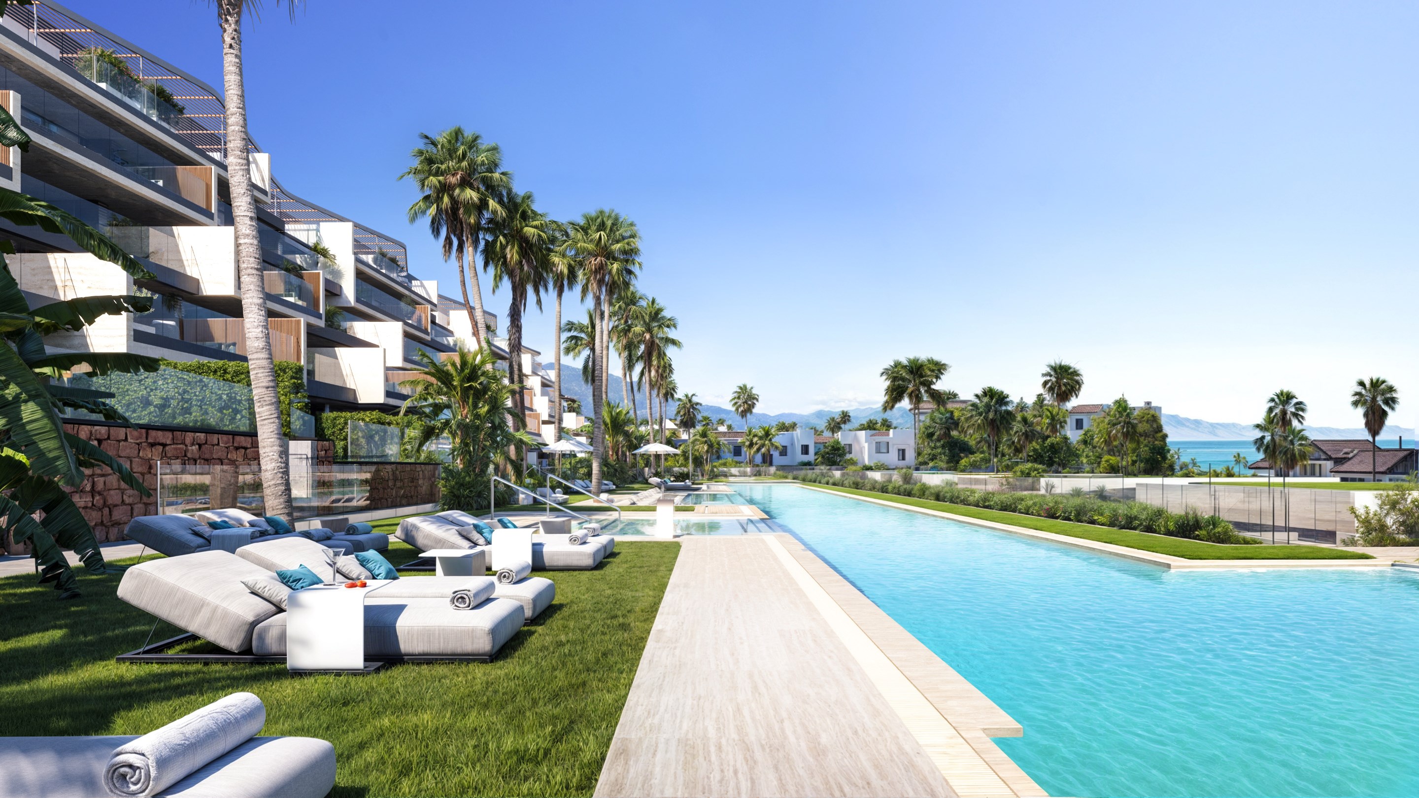 Nubay: ontdek onze nieuwe luxe, beachfront appartementen en villa’s in het betoverende Manilva. Geniet van de perfecte combinatie van comfort, stijl en natuurschoon aan de Middellandse Zee. 