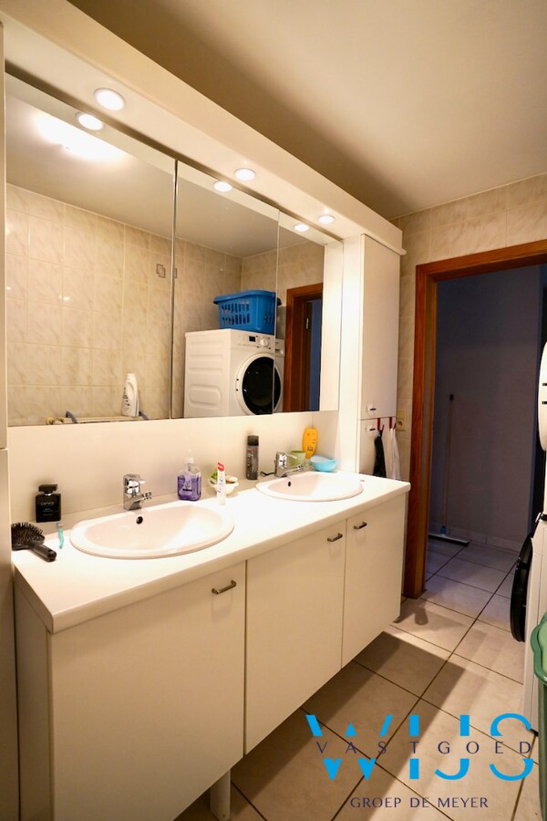 Gelijkvloers appartement met 2 slaapkamers te Evergem ! 