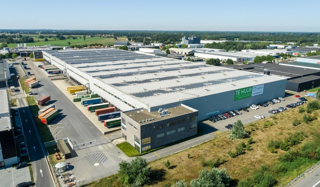 Logistieke loods met kantoren in Herentals Green Logistics