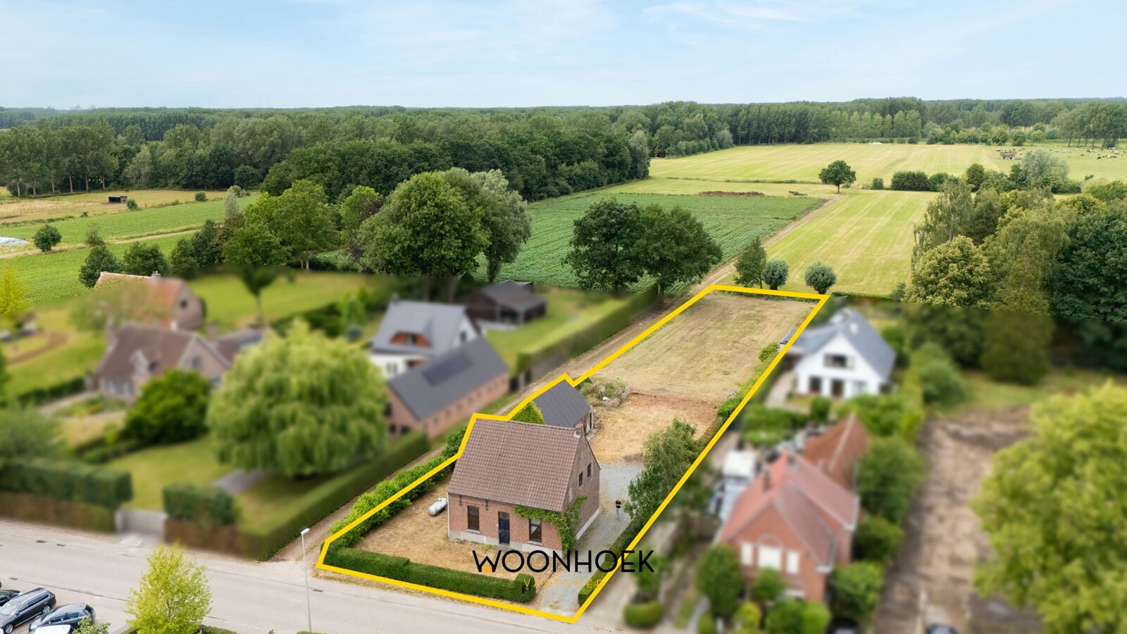 Residentieel gelegen gezinswoning met prachtig uitzicht op de velden te Eksaarde 