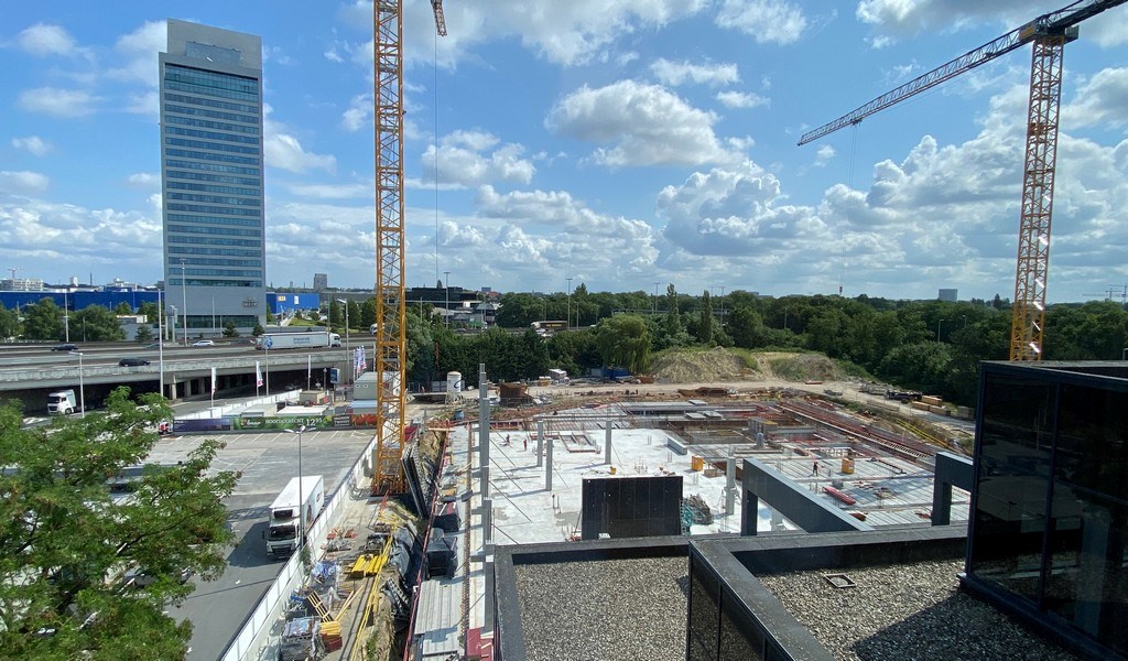 Kantoren in nieuwbouwproject Ouverture tegenover KBC toren te Gent