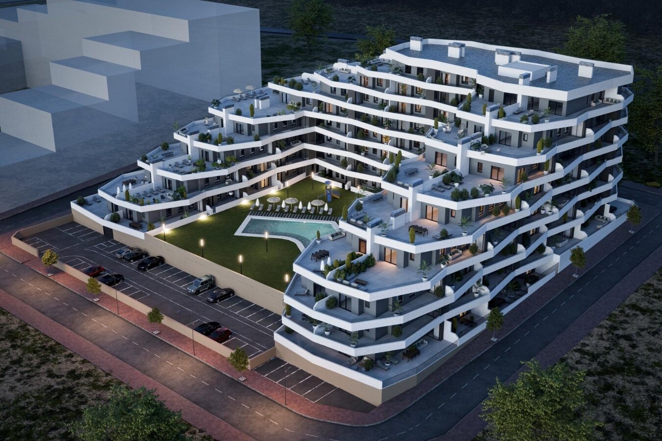 Ontdek het moderne leven in de nieuwe woonwijk in San Miguel de Salinas 