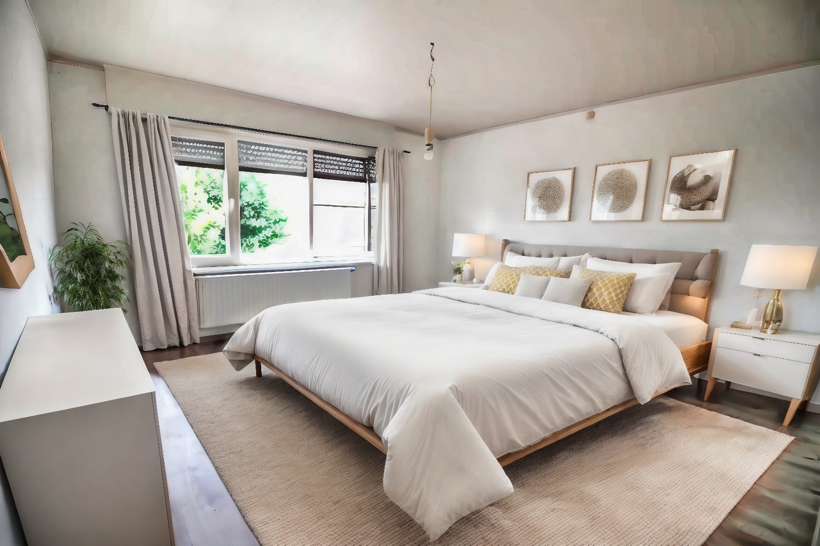Slaapkamer
Deze foto van slaapkamer 2 is ingetekend
