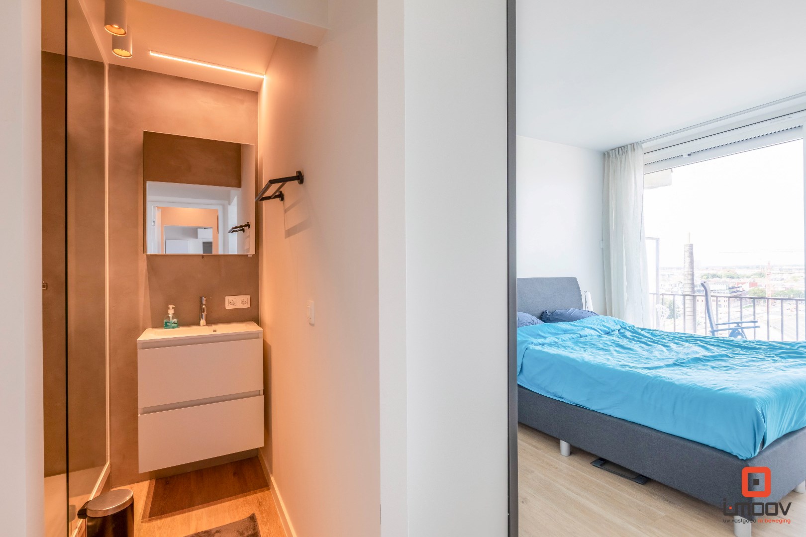 Volledig gerenoveerd appartement met panoramisch uitzicht over Gent 