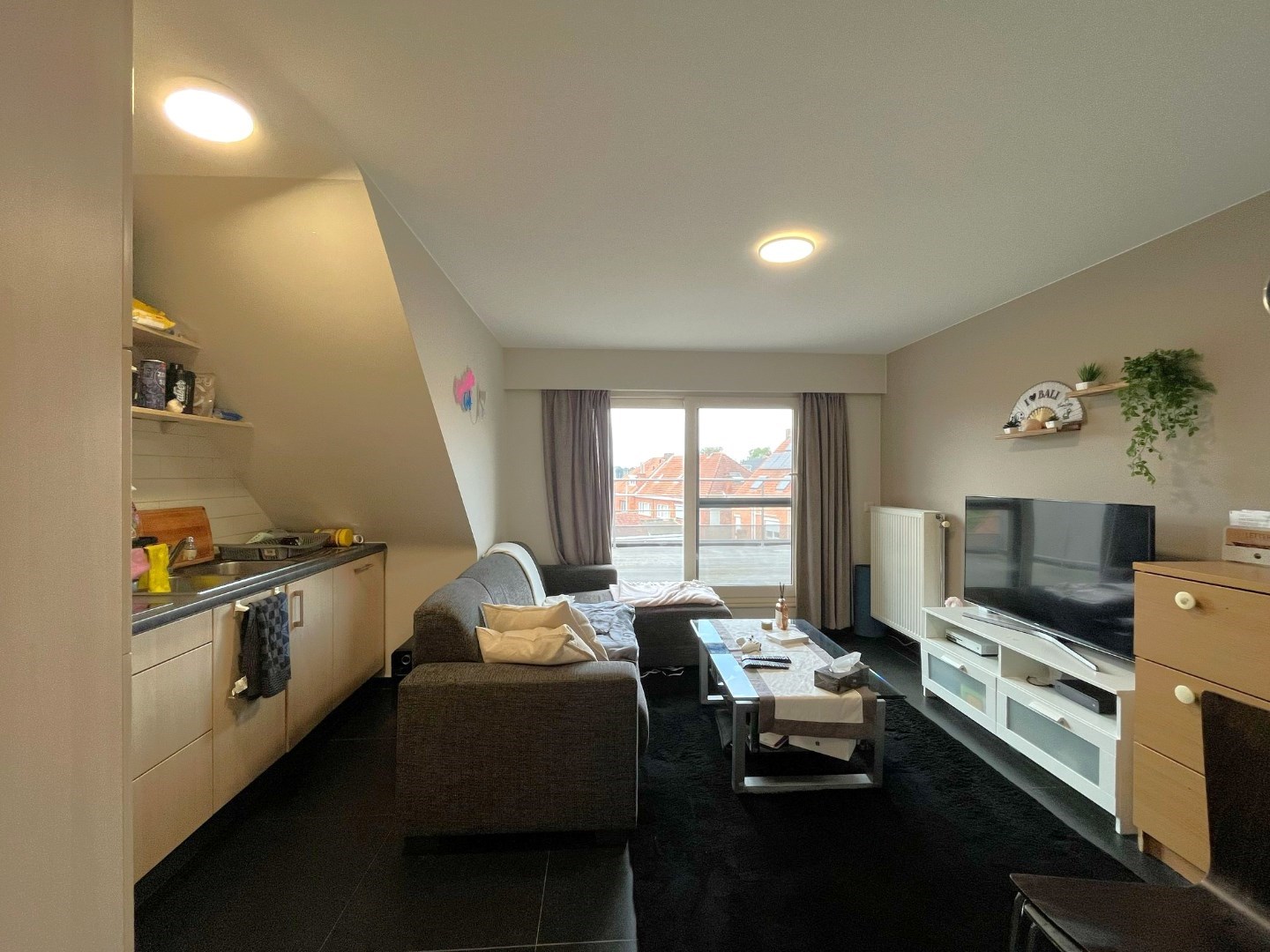 Prachtig dakappartement met 1 slpk. en groot terras in centrum Geel 