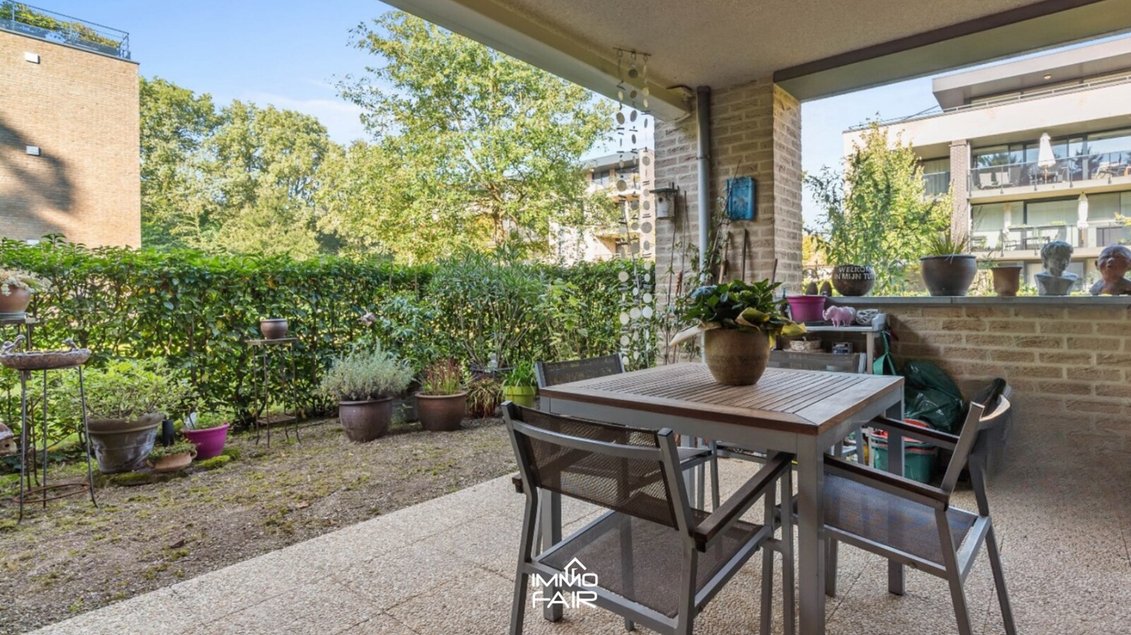 Instapklaar gelijkvloers appartement in een rustige, groene omgeving in Genk 