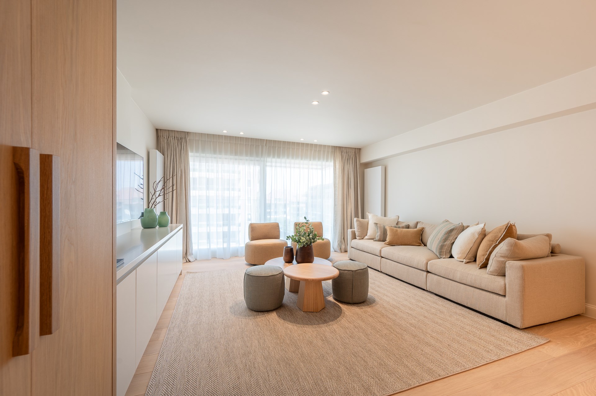 Luxueus gerenoveerd appartement met zeezicht in het Zoute. 