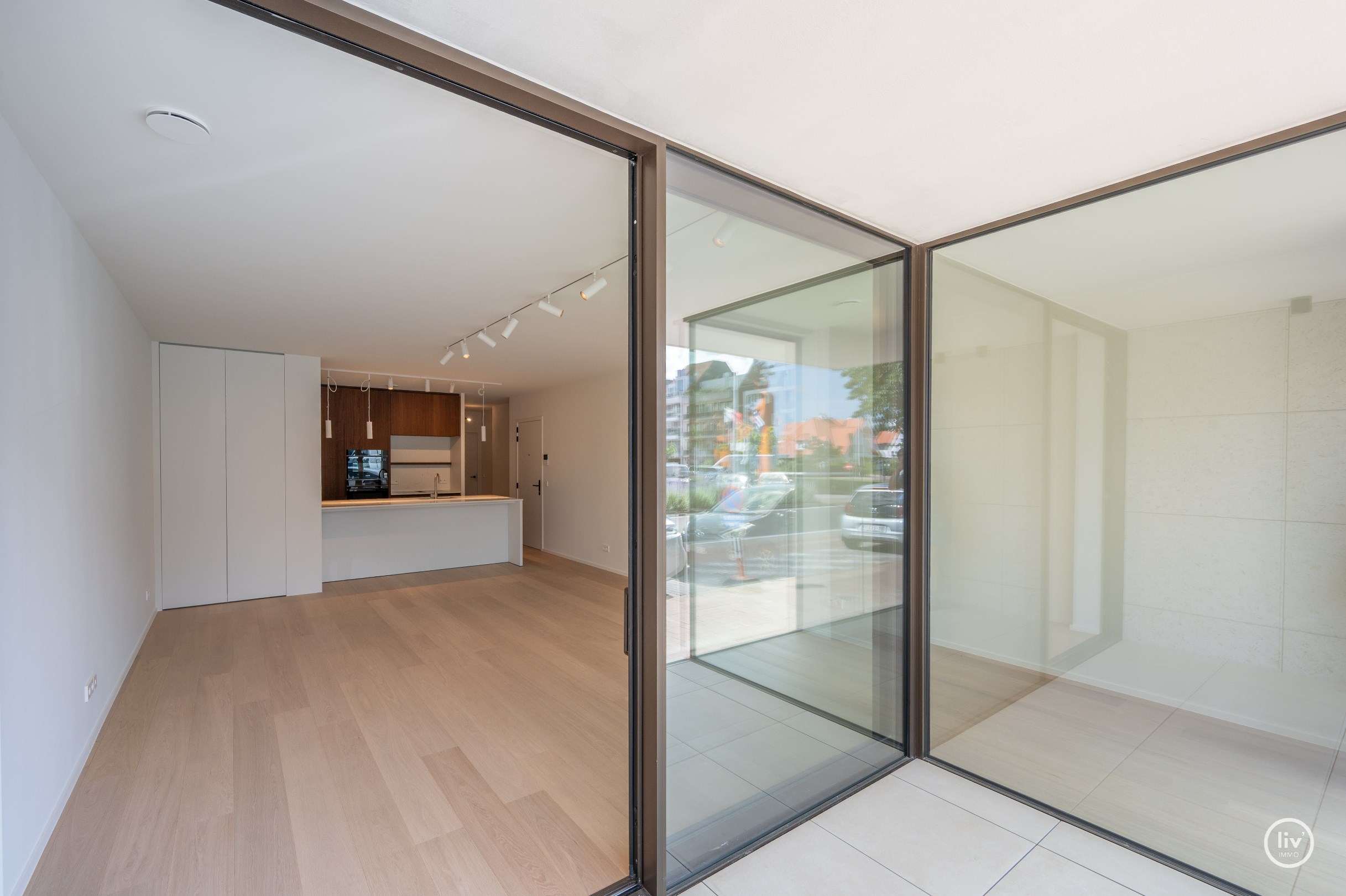 Appartement neuf exclusif avec trois chambres au cœur de Knokke. 