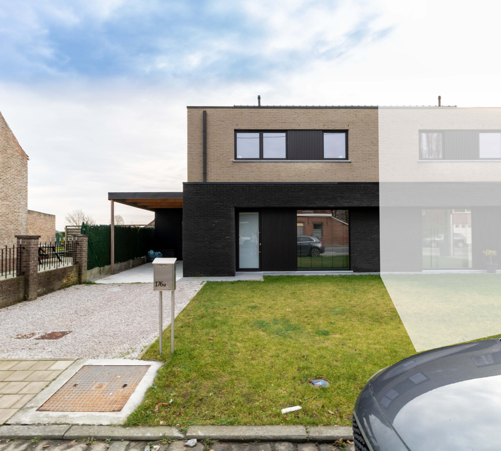 Nieuwbouwwoning met 3 slaapkamers en carport te Vladslo 