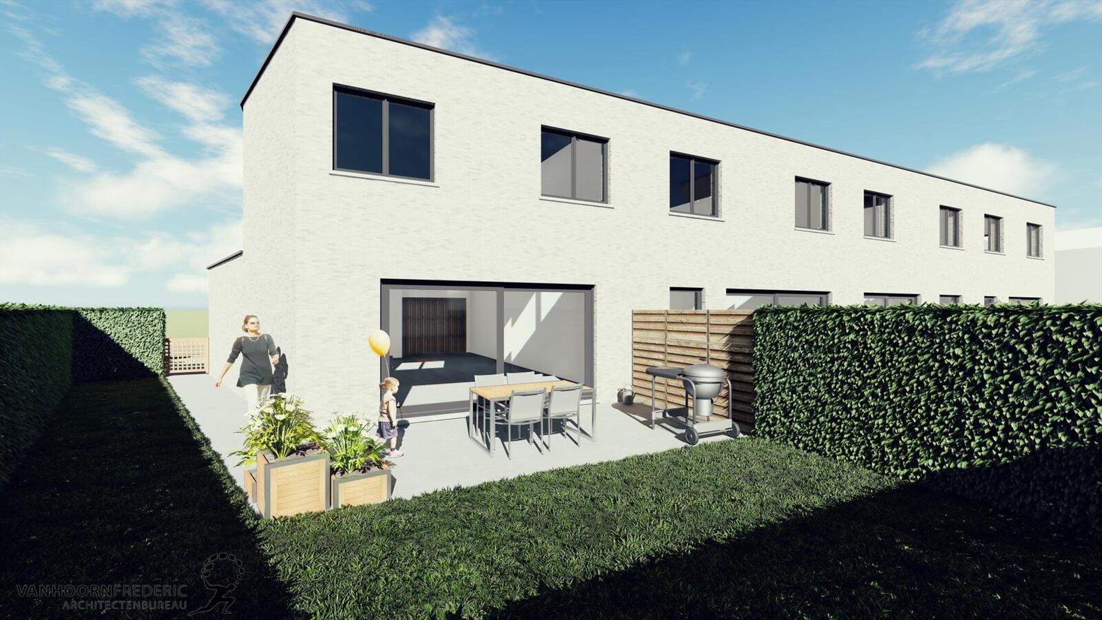 Nieuwbouwwoning met 3 slaapkamers en garage te Koekelare 