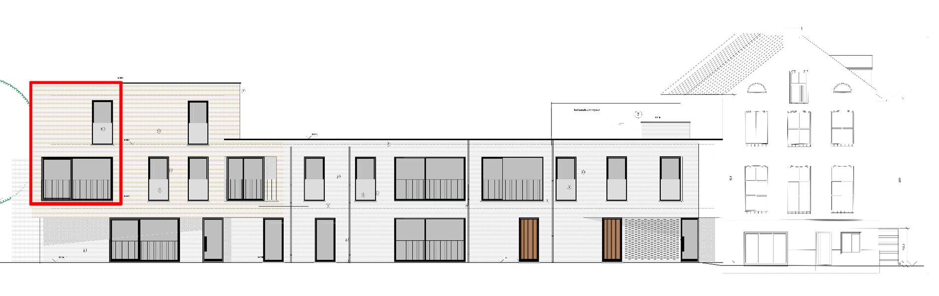 Duplex-appartement  (B1.4)  van 109,89m&#178; met 2 slaapkamers en terras 