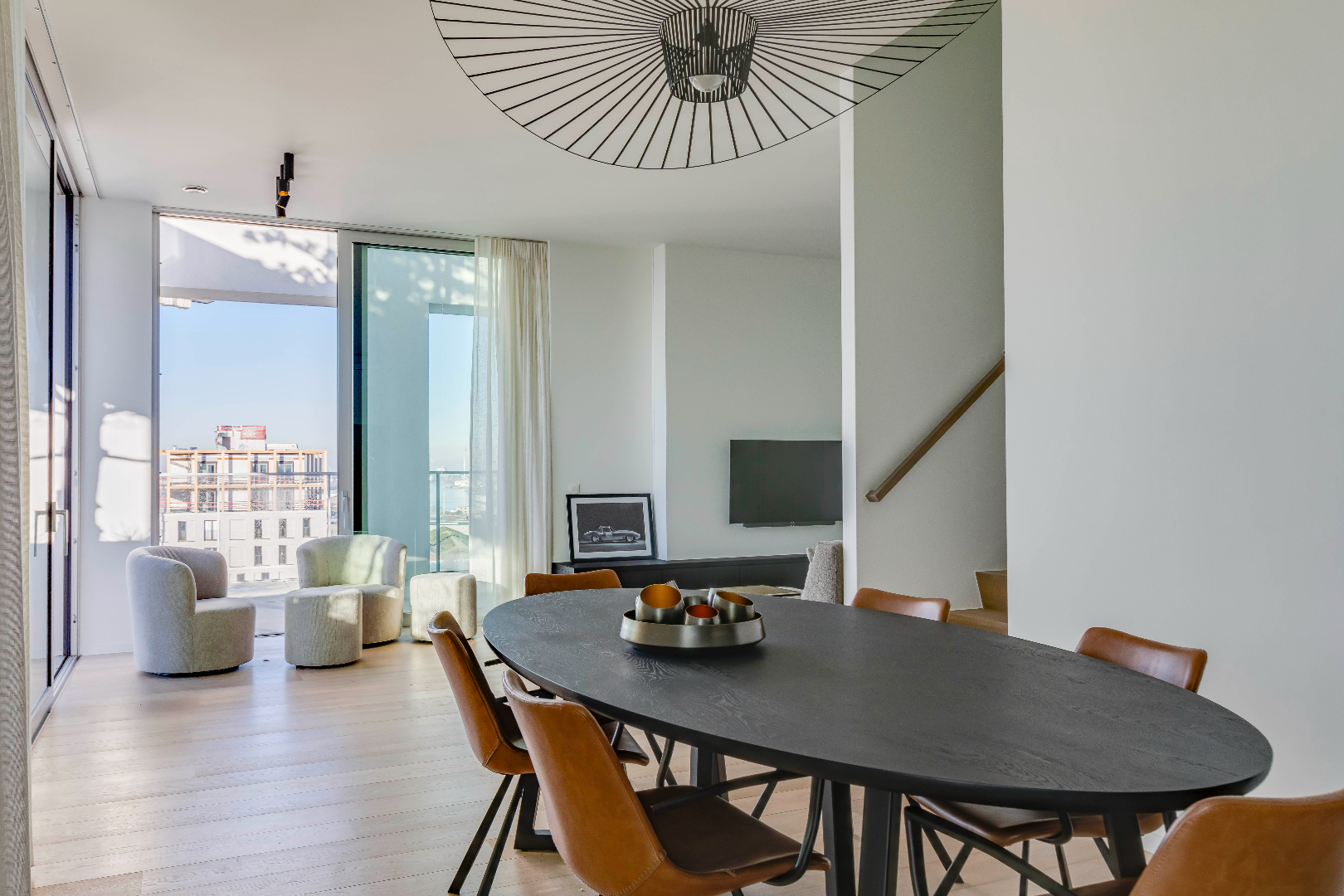 Duplex -penthouse met fenomenaal uitzicht over Dok-Noord 