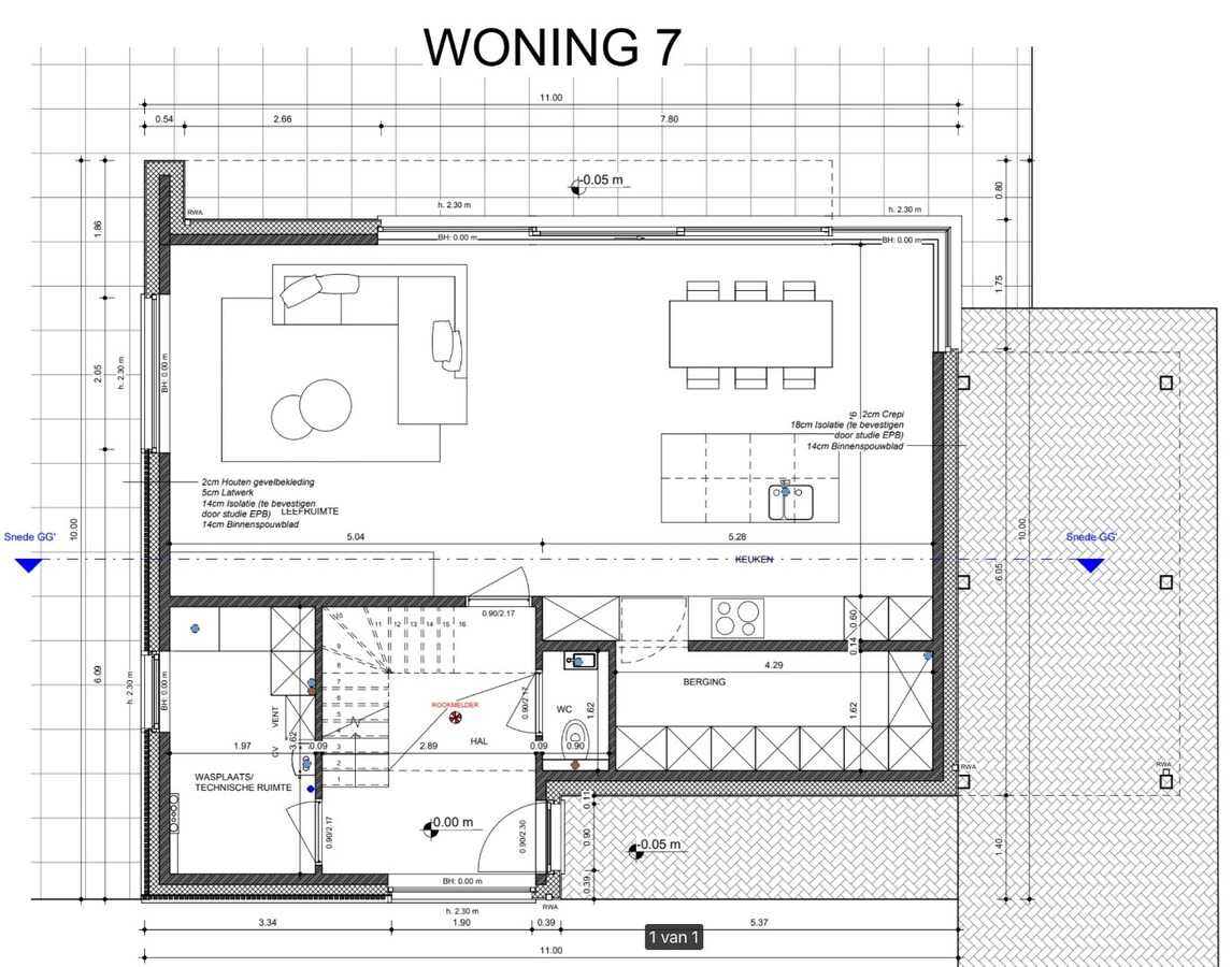 Rustig gelegen nieuwbouwwoning met 3 slaapkamers en prachtig zicht op de velden te Moere 