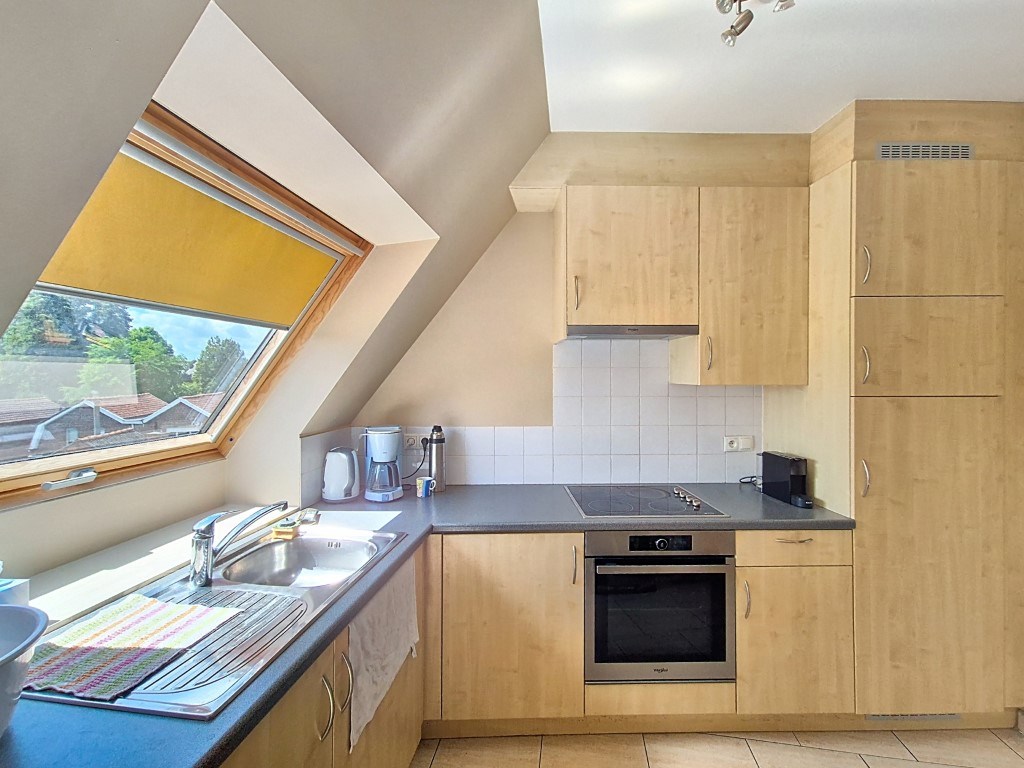 Dakappartement met 2 slpks en garage 
