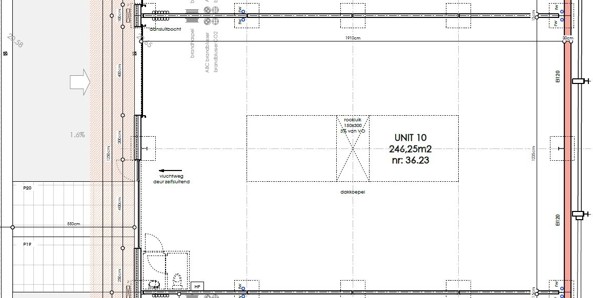 Loods te koop – 246 m&#178; met 2 parkeerplaatsen inbegrepen op de industriezone te Ichtegem 