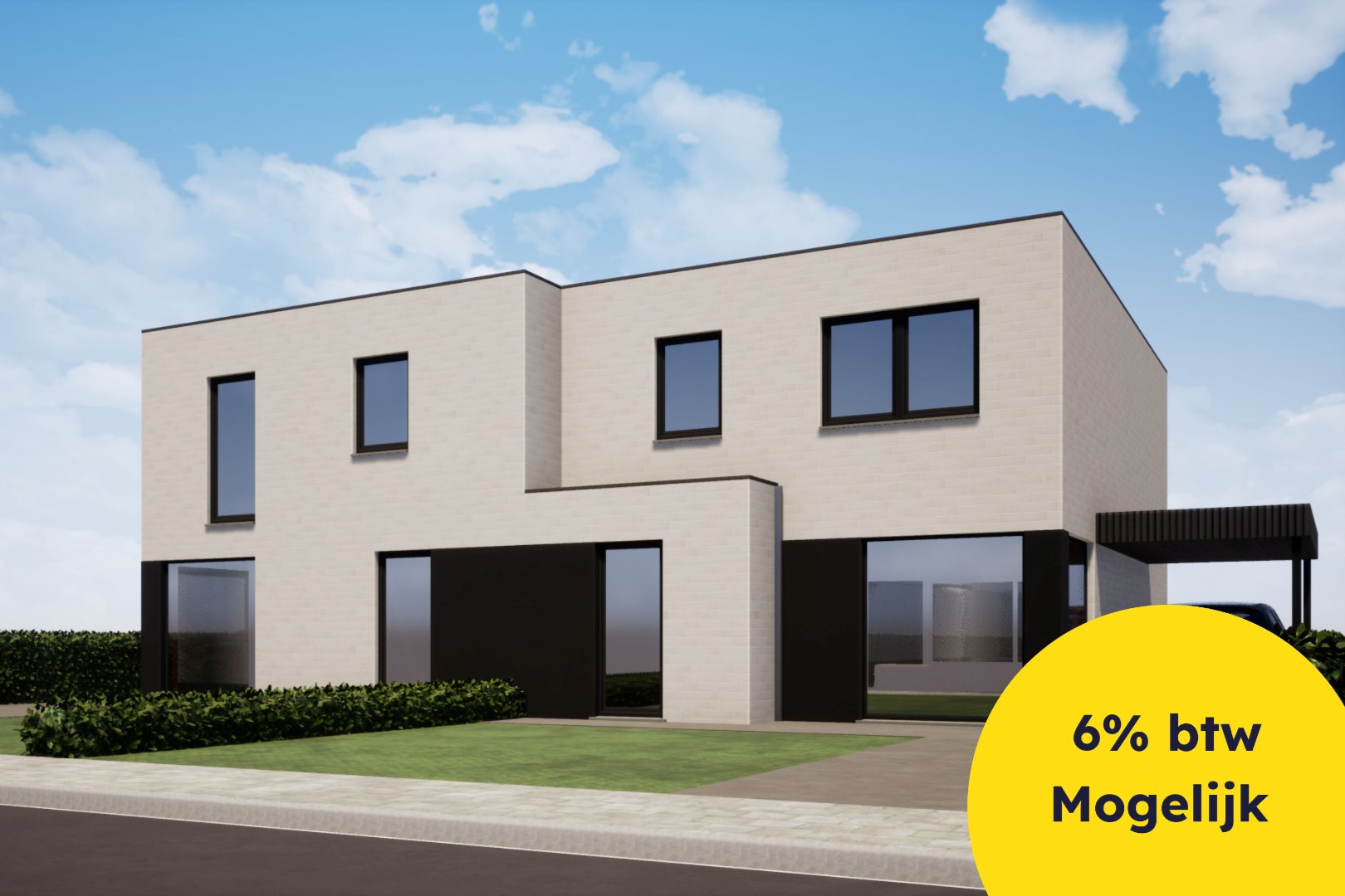 Ruime halfopen bebouwing op 400 m&#178; met zuid-geori&#235;nteerde tuin 