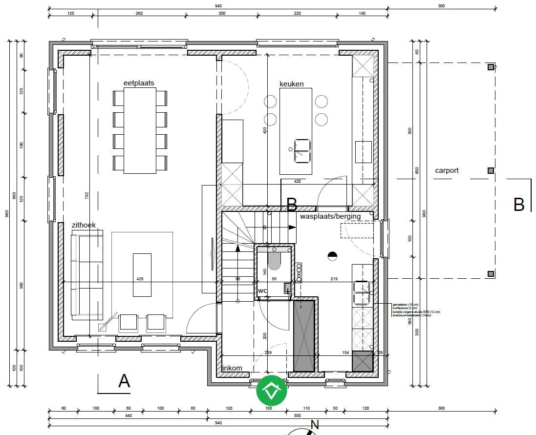 Alleenstaande nieuwbouwwoning met 3 slaapkamers en tuin te Torhout 