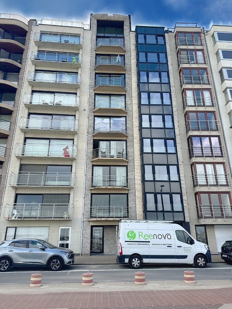 Centraal gelegen appartement met FRONTAAL ZEEZICHT 