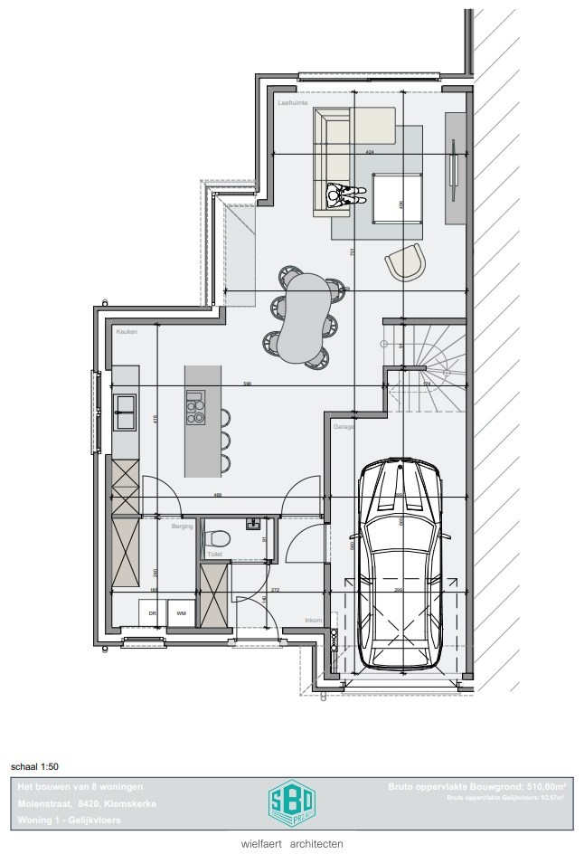 Te koop – Lot 1 | Ruime gezinswoning op 511 m&#178; in Klemskerke – De Haan 