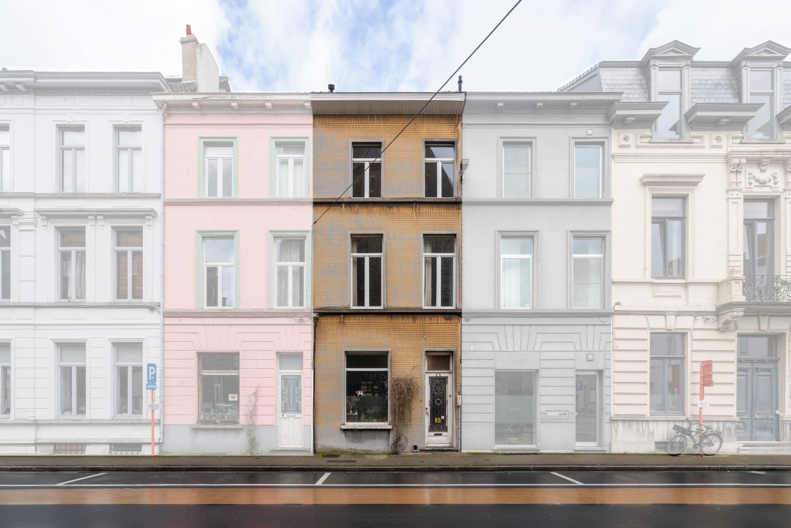 Karaktervolle burgerwoning met tuin op een centrale locatie aan de Visserij in Gent 