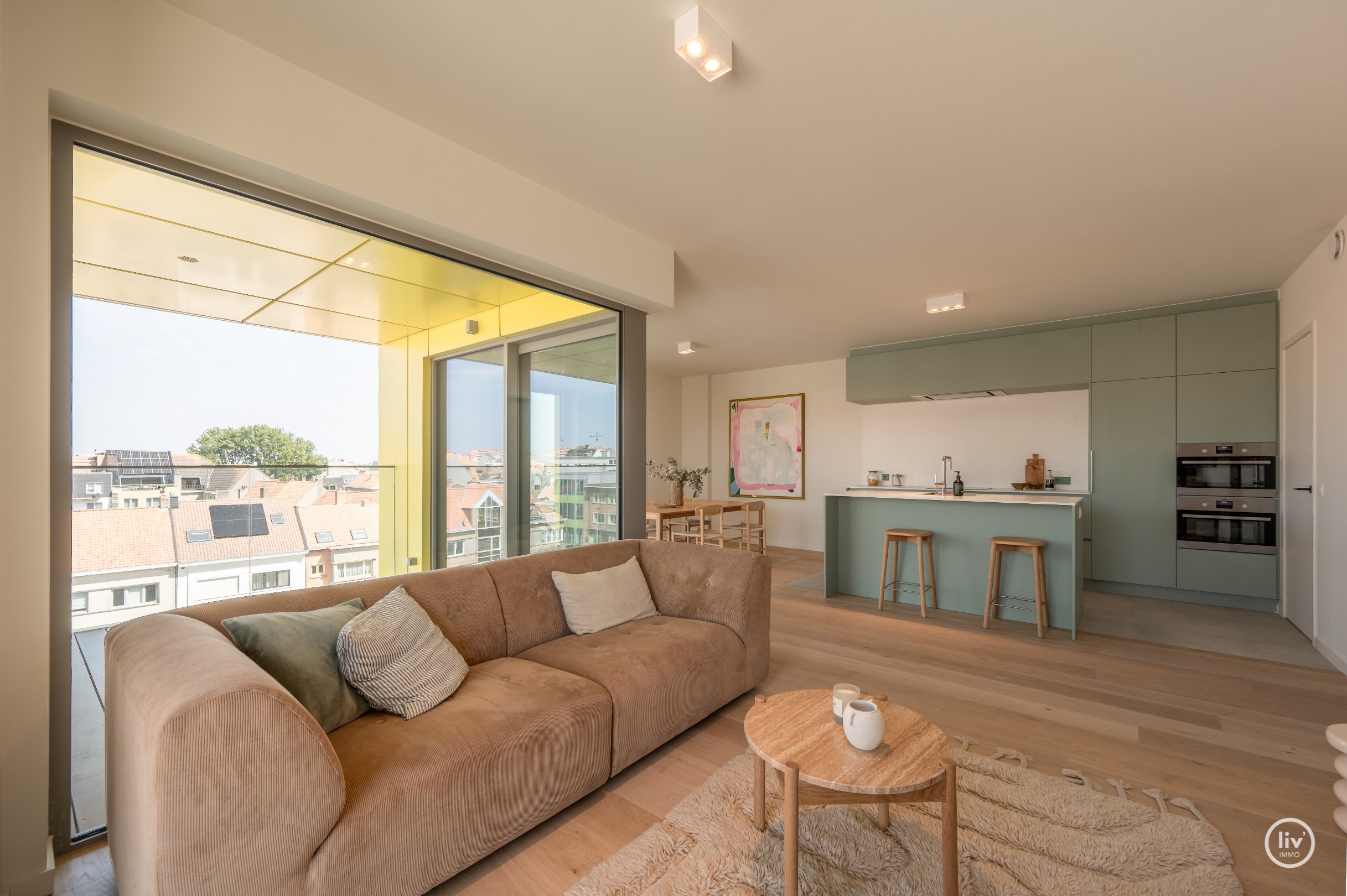 Projet de nouvelle construction Hoost (CAAAP) un nouveau rep&#232;re &#224; Knokke-Heist. Livraison pr&#233;vue &#224; l&#39;automne 2025. 