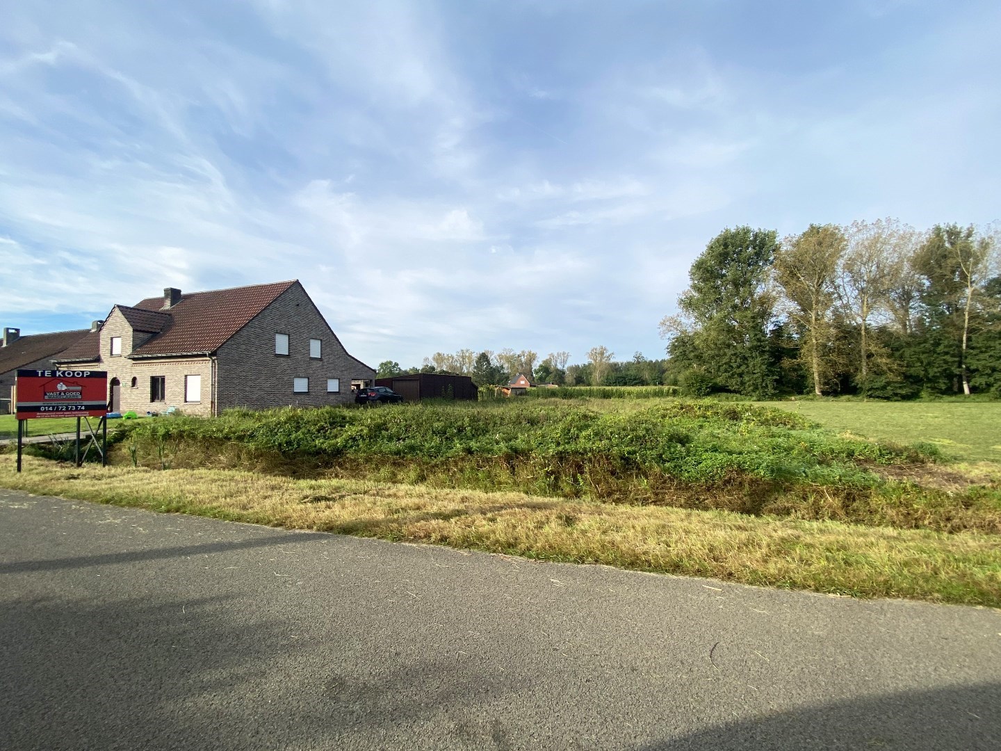 Bouwgrond voor open bebouwing van 17are 84ca in een doodlopende straat te Laakdal 