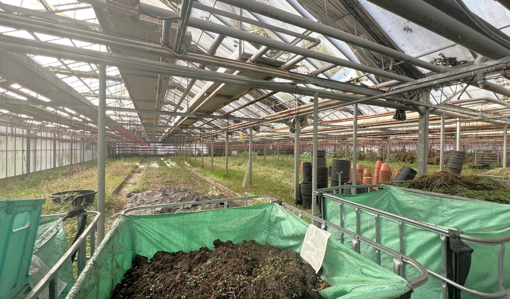 Agrarische grond met serres te koop in Merelbeke