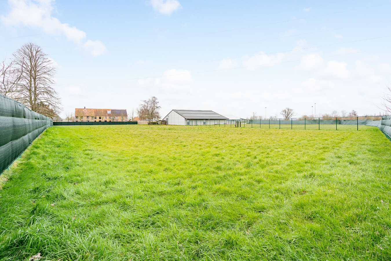 Landelijk gelegen hofstede met loodsen en weilanden op ca. 1,1ha te Zedelgem 