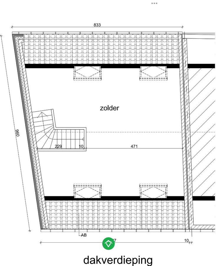 bouwgrond voor halfopen bebouwing centrum Koekelare 