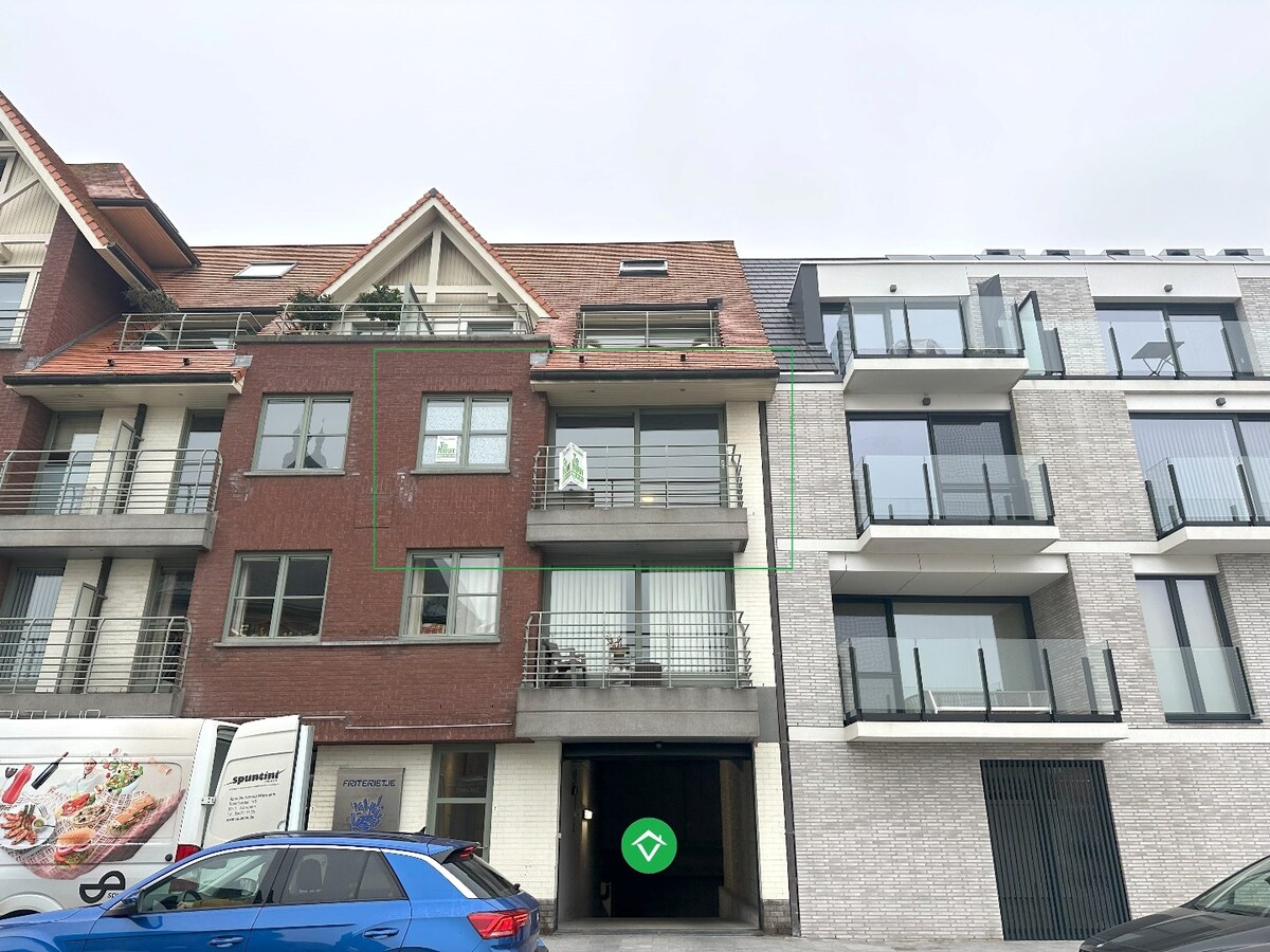 Recent tweeslaapkamerappartement te huur in hartje Middelkerke 