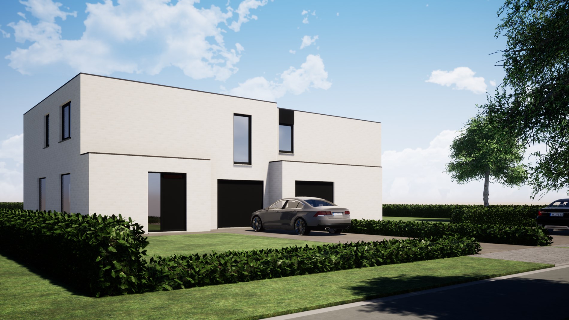 Ruime halfopen bebouwingen met landelijke verzichten te Torhout 